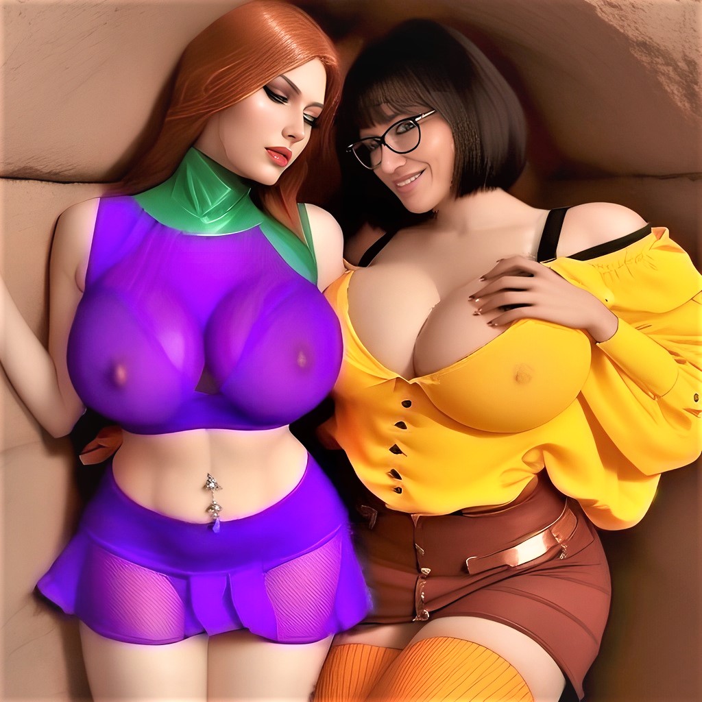 Hentai Stockings Ai Generated Daphne Blake Erect Nipples Under