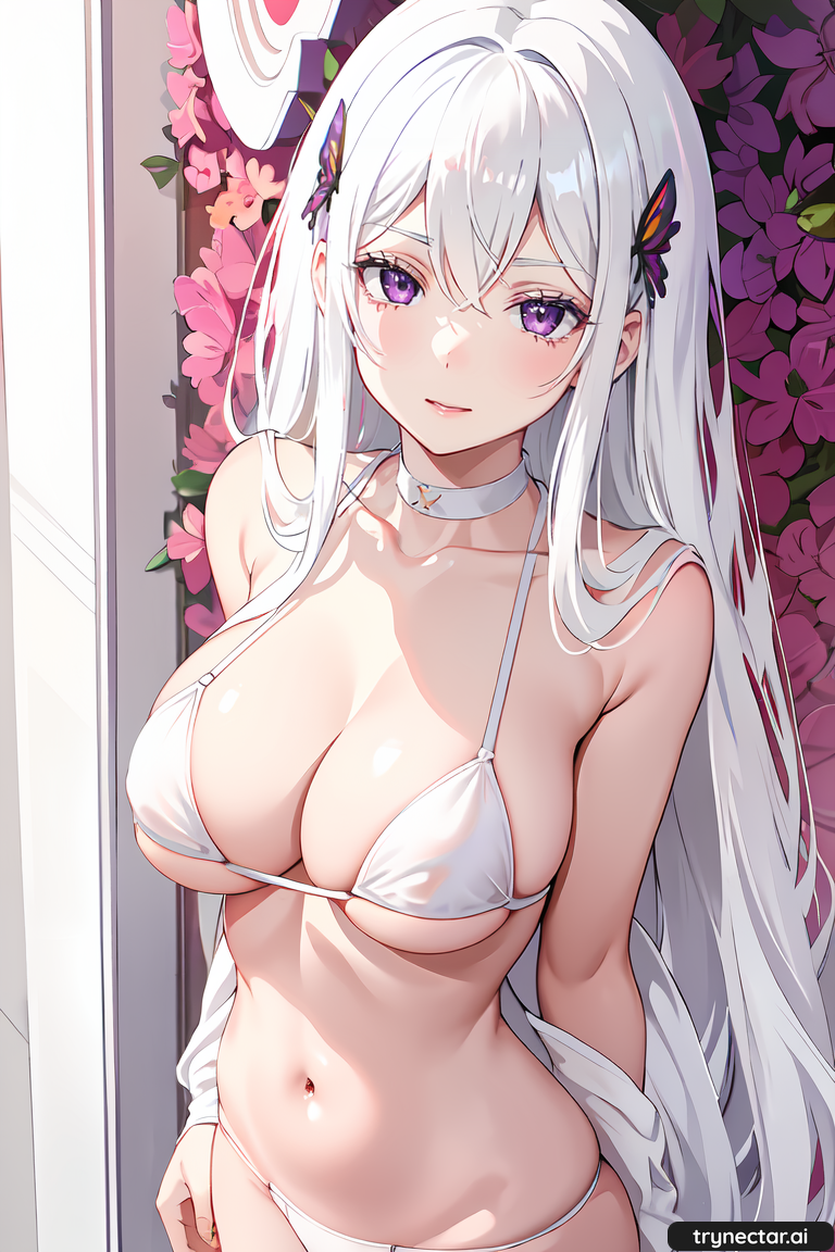 Hentai Girl Ai Generated Breasts Cleavage Echidna Re Zero Hentai Anime